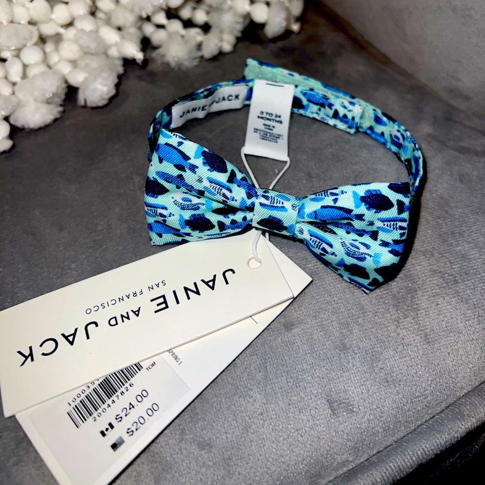 Janie and Jack boys fishing bow tie